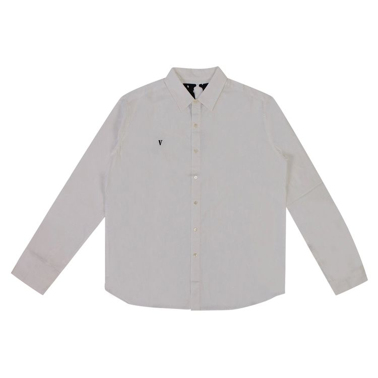 Vlone Long Sleeve Button Up White