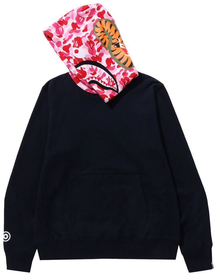 BAPE ABC Camo Shark Pullover Hoodie Navy