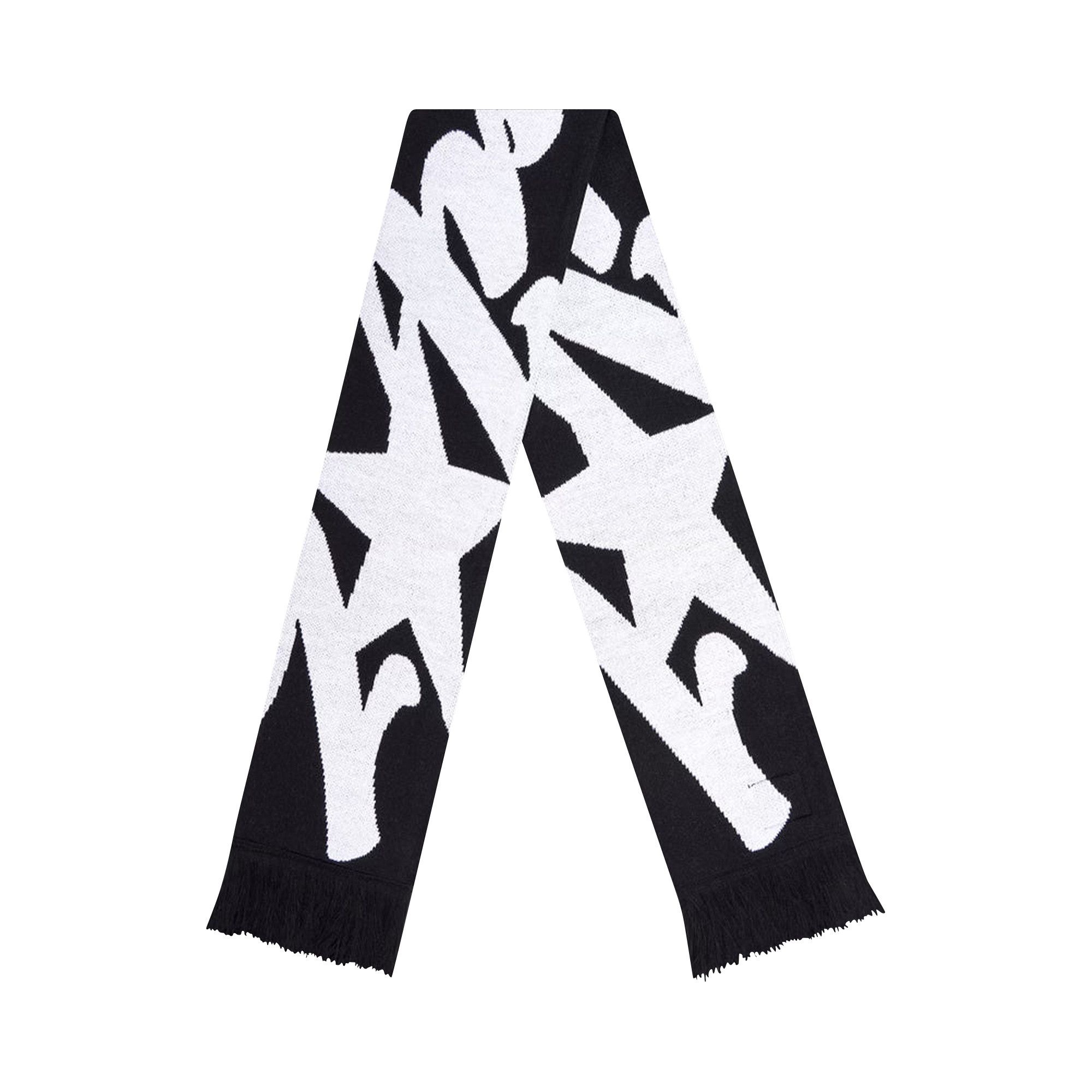 Buy Corteiz Jacquaurd Knit Scarf 'Black' - 7892 1FW230611JKS