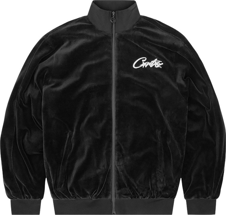 Corteiz VVS Velour Jacket Black