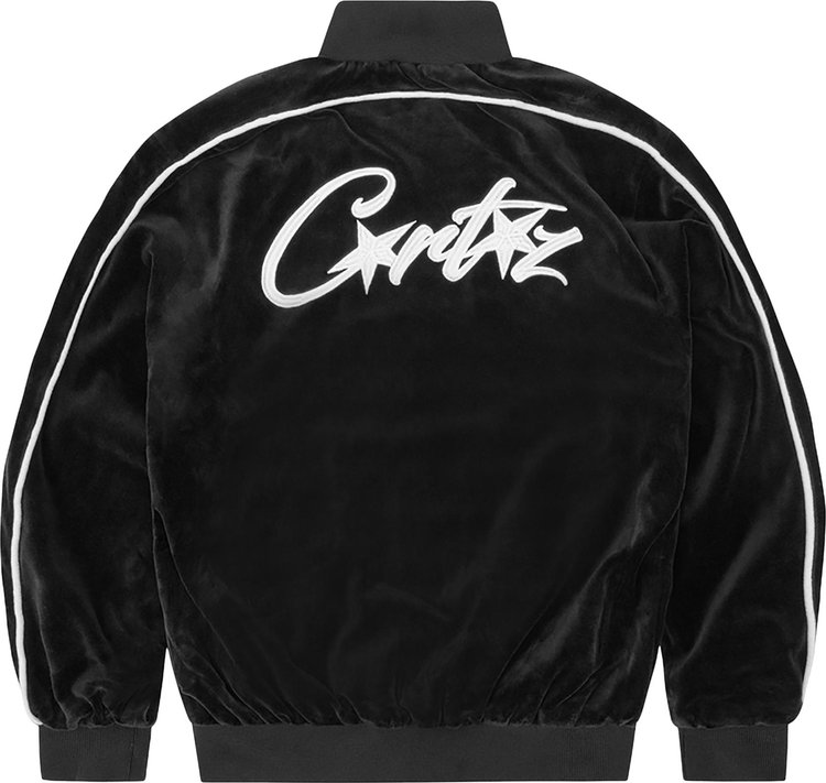 Corteiz VVS Velour Jacket Black