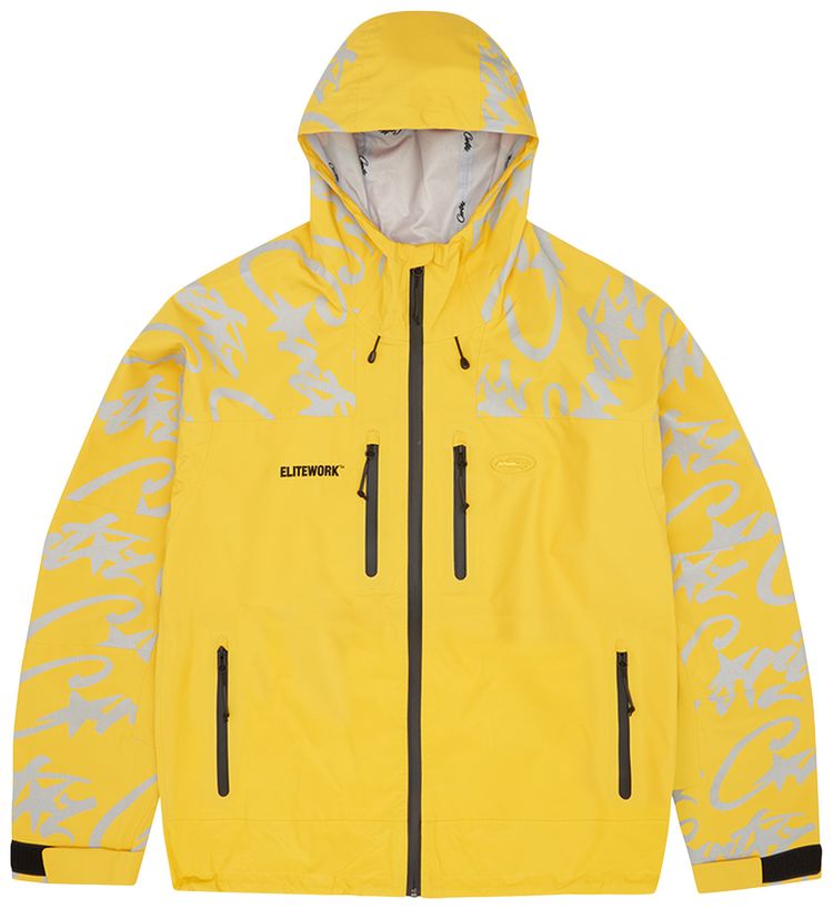 Corteiz Elitework Waterproof Shell Jacket Yella