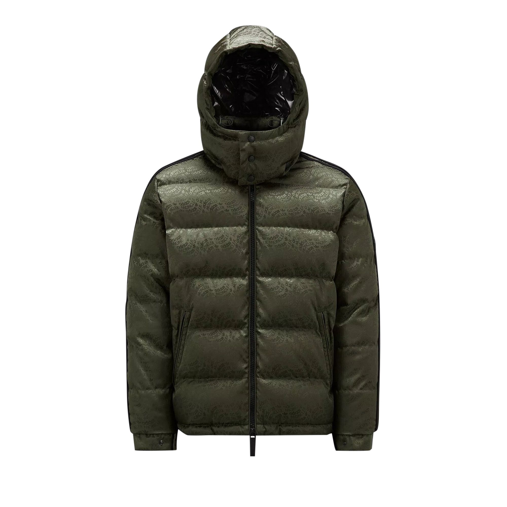Adidas originals short down store filled jacket in black