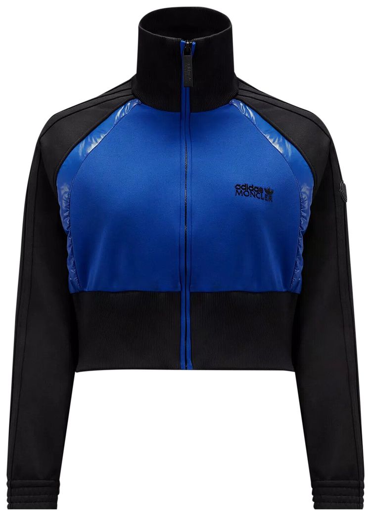 Moncler x adidas Acetate Zip Up Sweatshirt BlackBlue