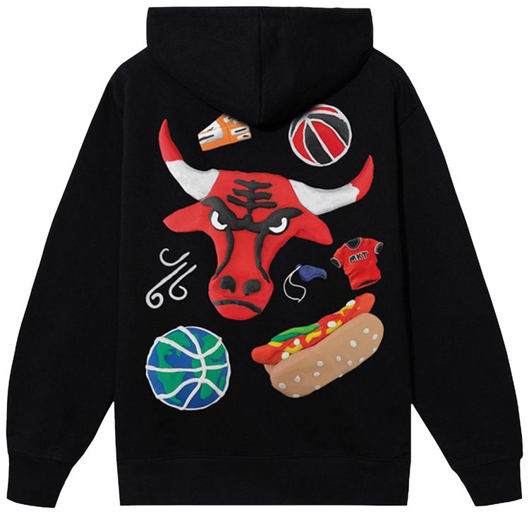 Market x NBA Bulls Hoodie Black