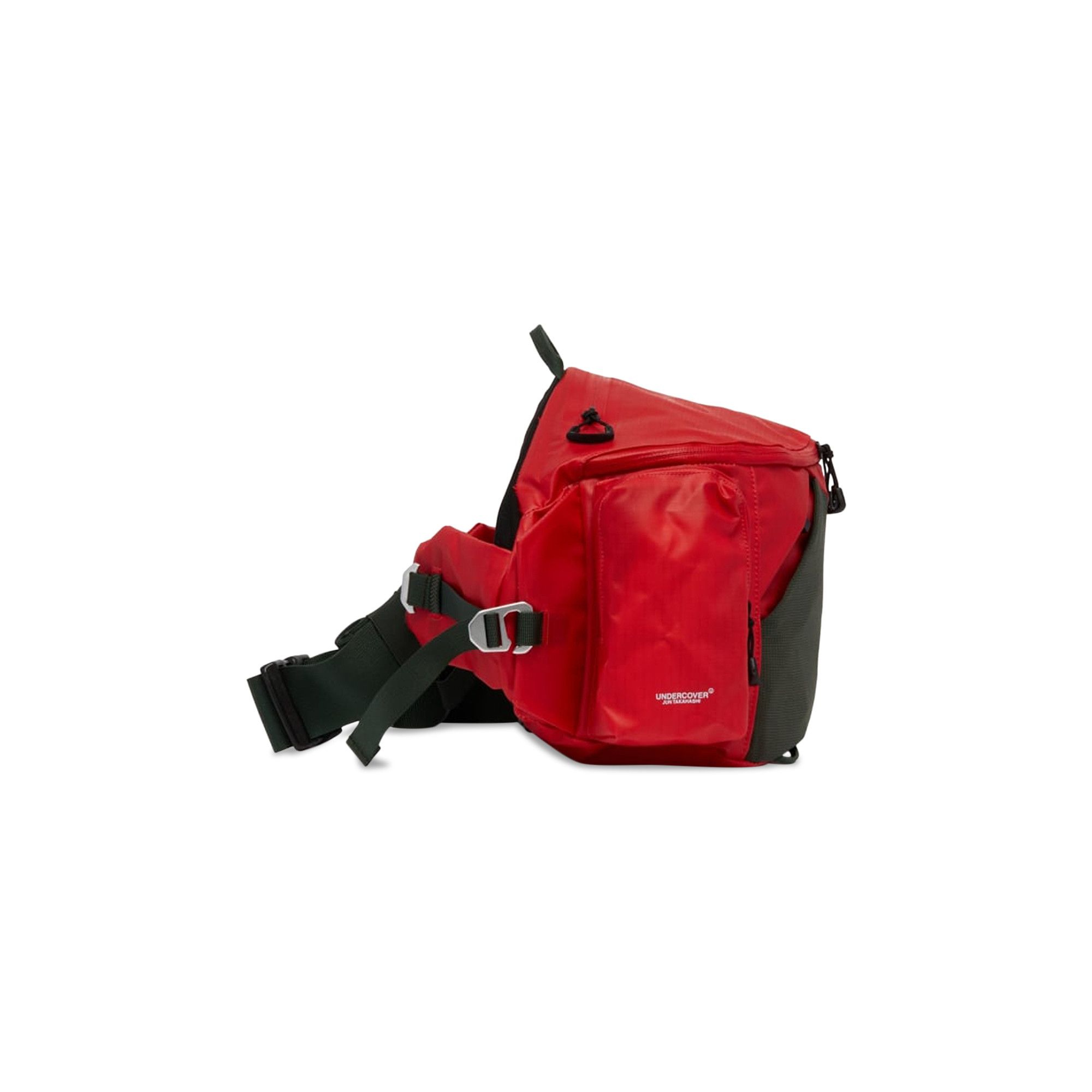 The North Face x Undercover SOUKUU Waistpack 'Dark Cedar Green/High Risk  Red'