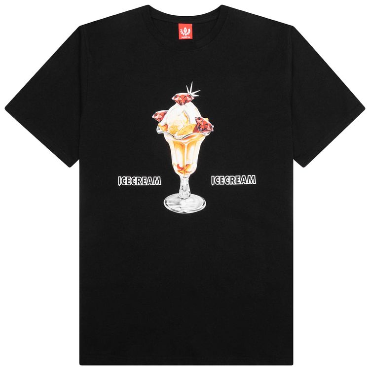 Icecream Stagger Short Sleeve Tee Black