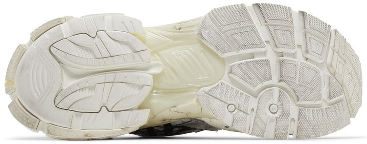 Balenciaga Runner Sneaker Graffiti   White Black