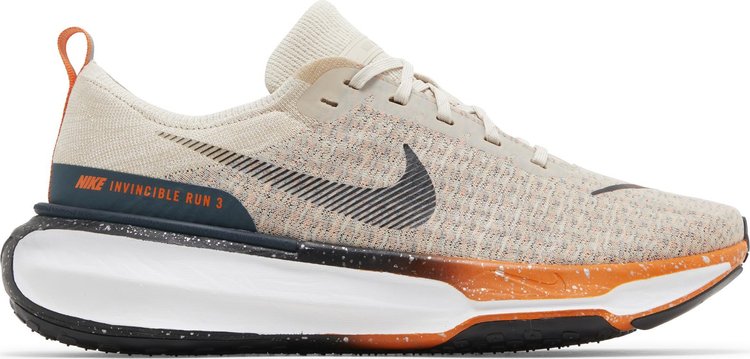 ZoomX Invincible Run Flyknit 3 'Oatmeal Safety Orange'