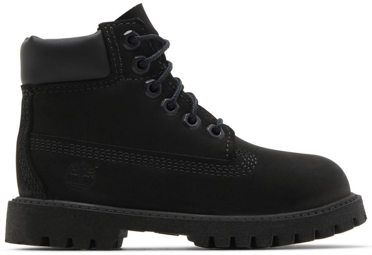 Timberland 6 Inch Premium Boot Toddler Triple Black