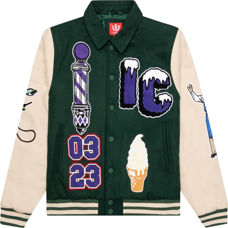 Icecream Dollar Sign Jacket 'Dark Green'