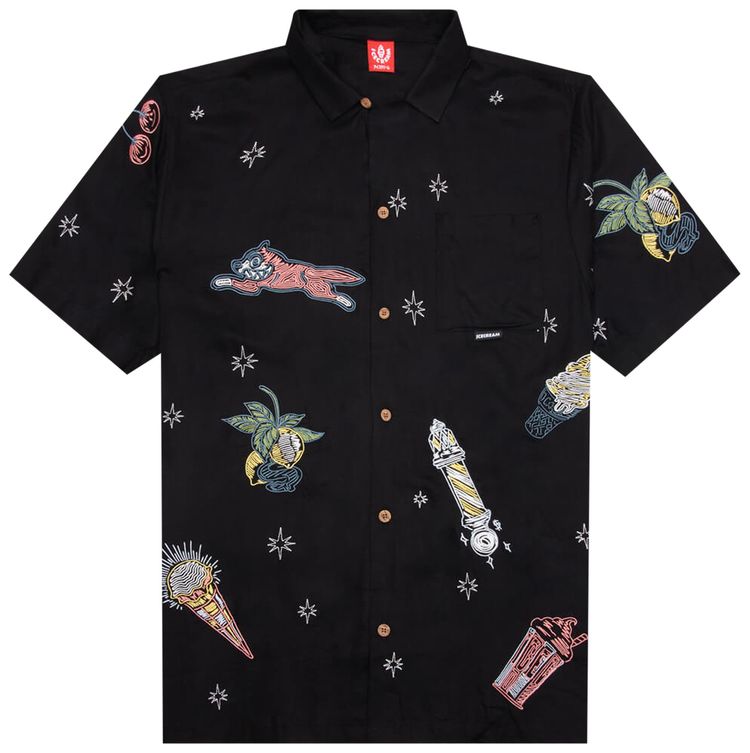 Icecream Snacks Short Sleeve Black