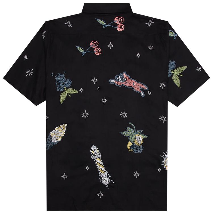 Icecream Snacks Short Sleeve Black