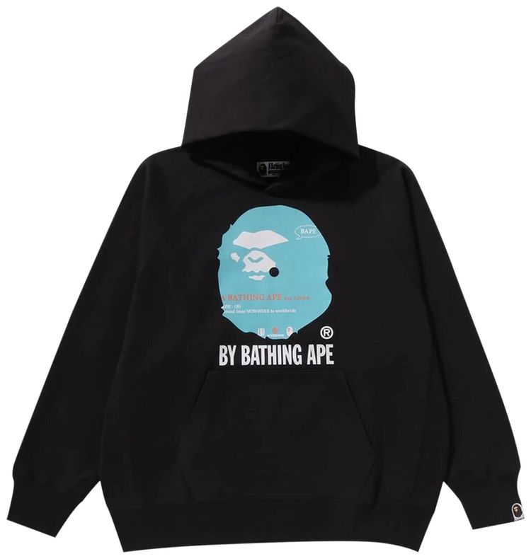 BAPE By Bathing Ape Pullover Hoodie Black