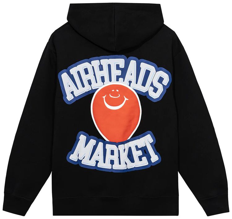 Market Airheads Flavor Blasted Puff Print Hoodie Black