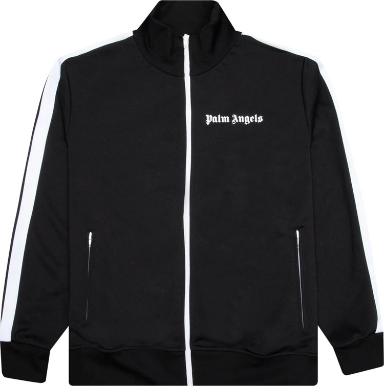 Palm Angels Classic Track Jacket 'Black/White'