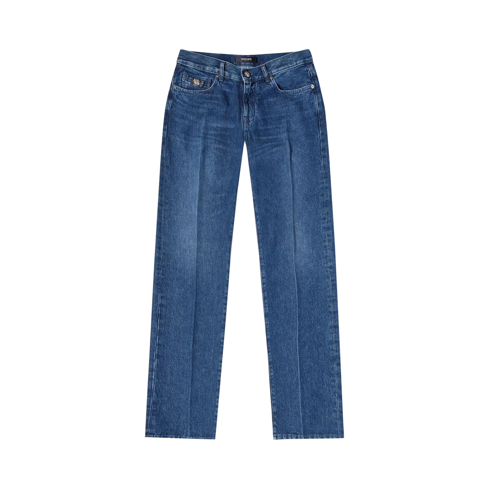 パンツ VERSACE Woman Pants Blue 10131581A12595 1VF00 Versace V2 Classic trousers women pants blue 40 size | eBay