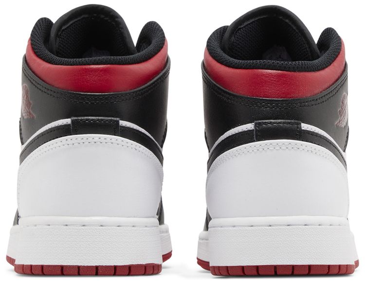 Air Jordan 1 Mid GS Gym Red Black Toe