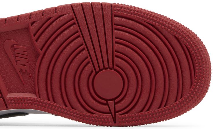 Air Jordan 1 Mid GS Gym Red Black Toe