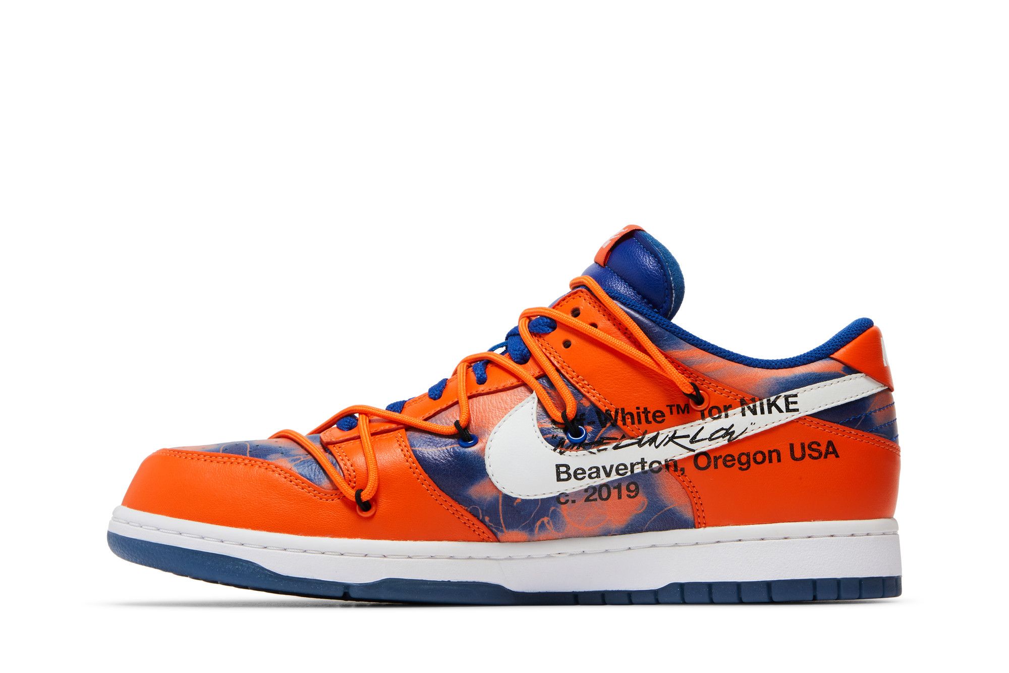 Buy Off-White x Futura x Nike Dunk Low 'Mets' - DD0856 801 | GOAT