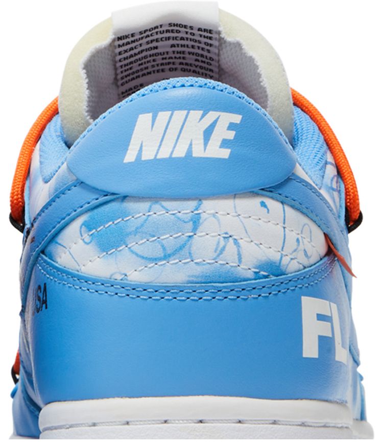 Off White x Futura x Nike Dunk Low UNC