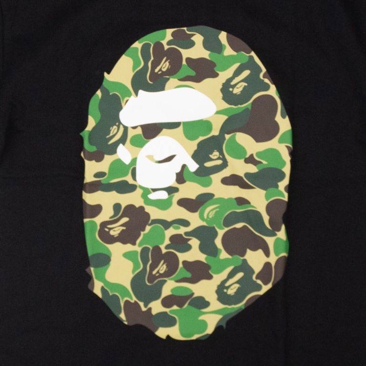 BAPE ABC Camo Big Ape Head Tee Black