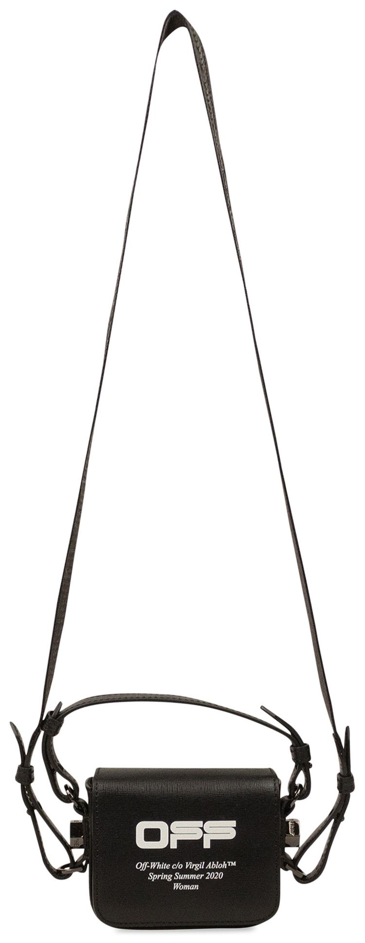 Off White Baby Flap Bag Black