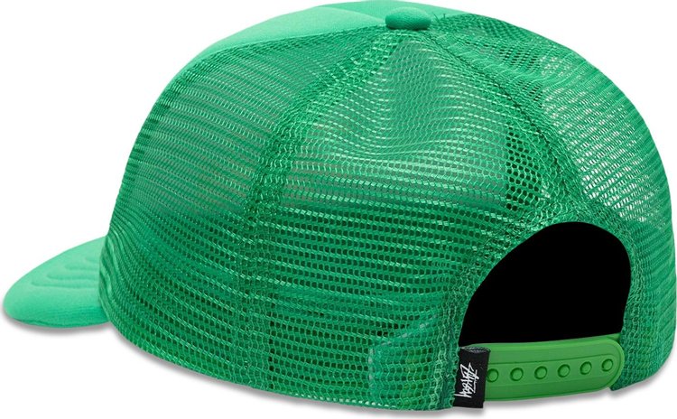 Stussy Trucker Big Basic Snapback Kelly Green