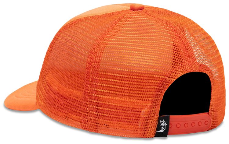 Stussy Trucker Big Basic Snapback Pumpkin