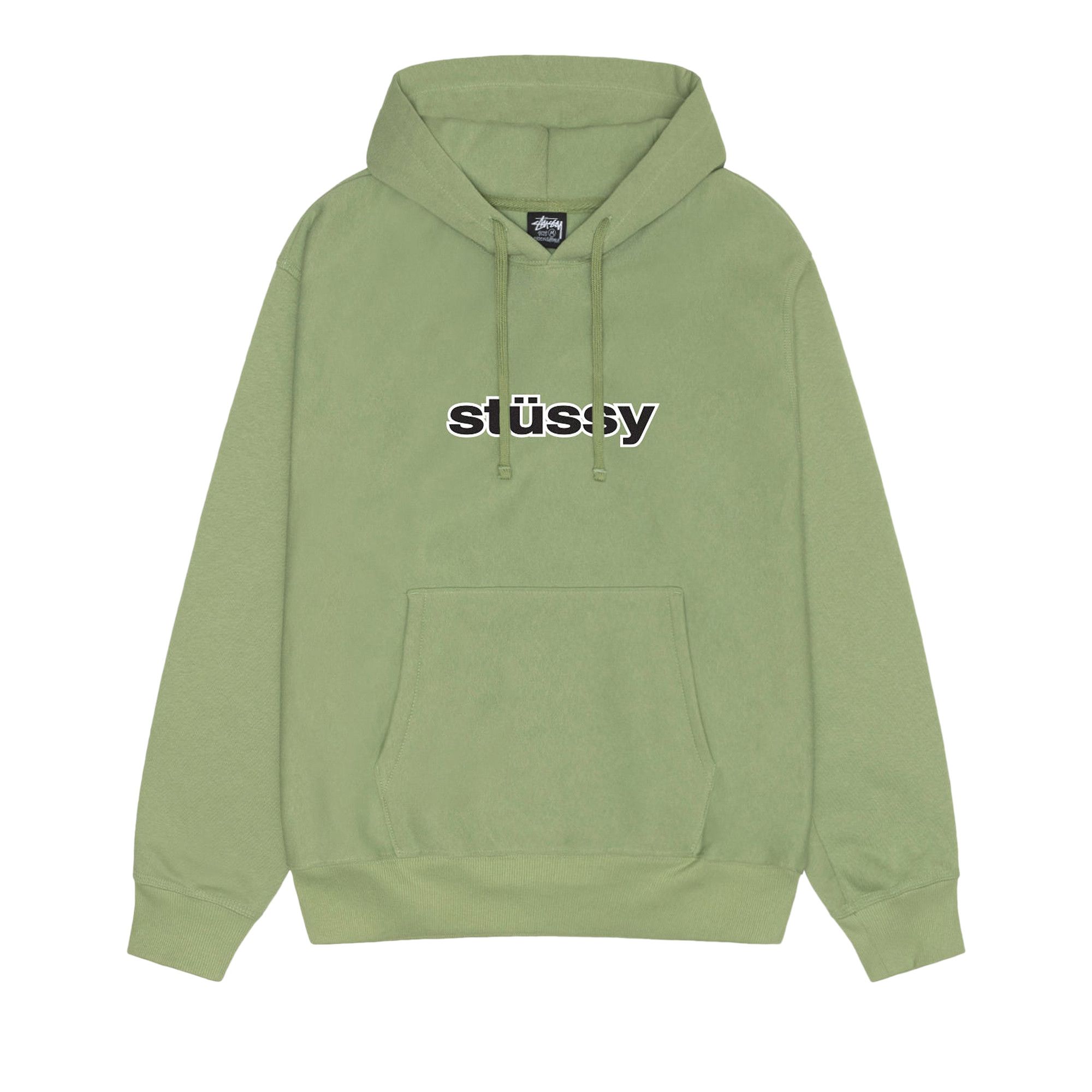 Stussy olive green hoodie discount