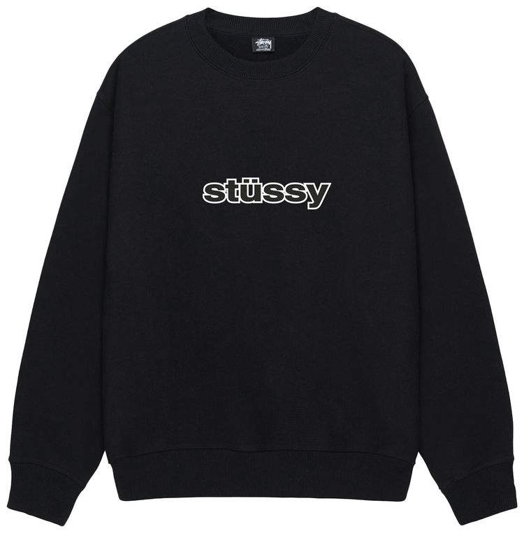 Stussy SS Link Crew Black