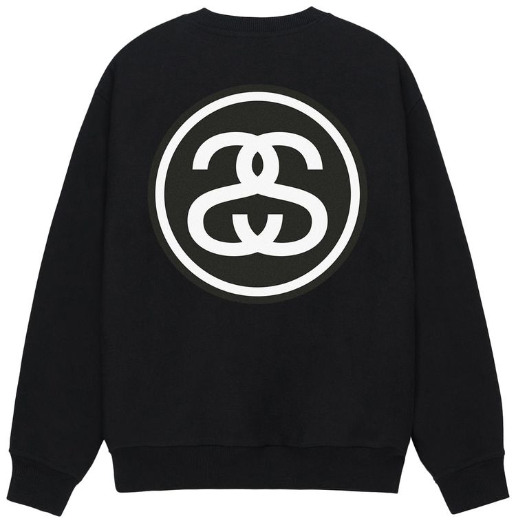 Stussy SS Link Crew Black