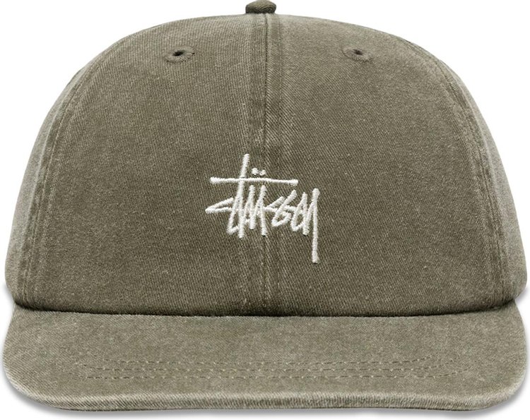 Stussy Low Pro Basic Washed Strapback Olive