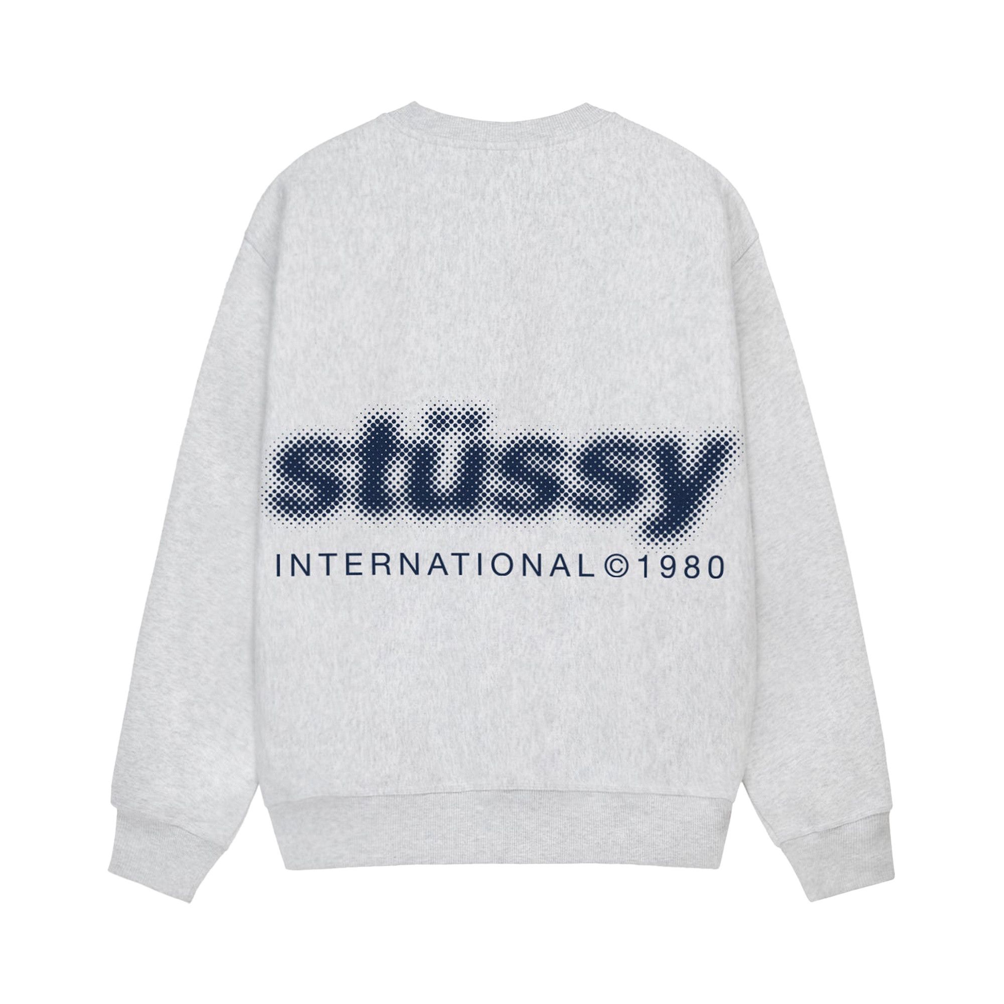Size s Stussy Blur Crew 'Ash Heather'