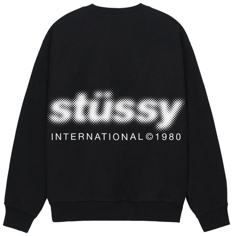 Stussy Blur Crew Black