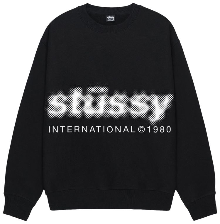 Stussy Blur Crew Black