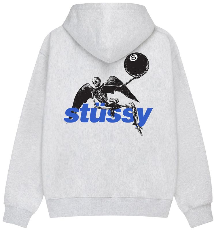 Stussy Apocalypse Zip Hoodie Ash Heather