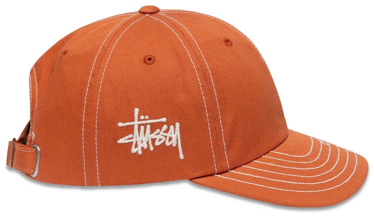 Stussy Low Pro Basic Stitch Strapback Burnt Orange