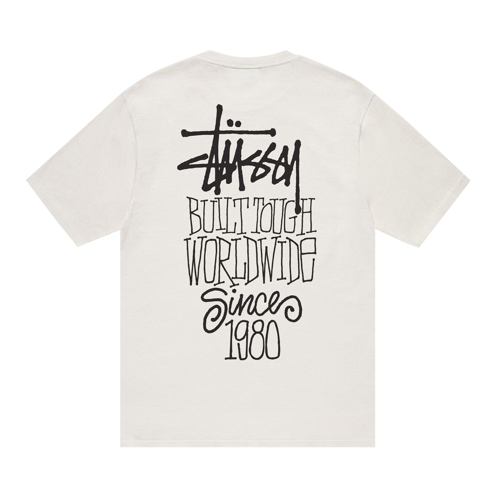 Buy Stussy Pigment Dyed Built Tough Tee 'Natural' - 1904994