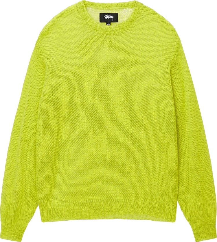 Stussy Loose Knit Sweater 'Lime'