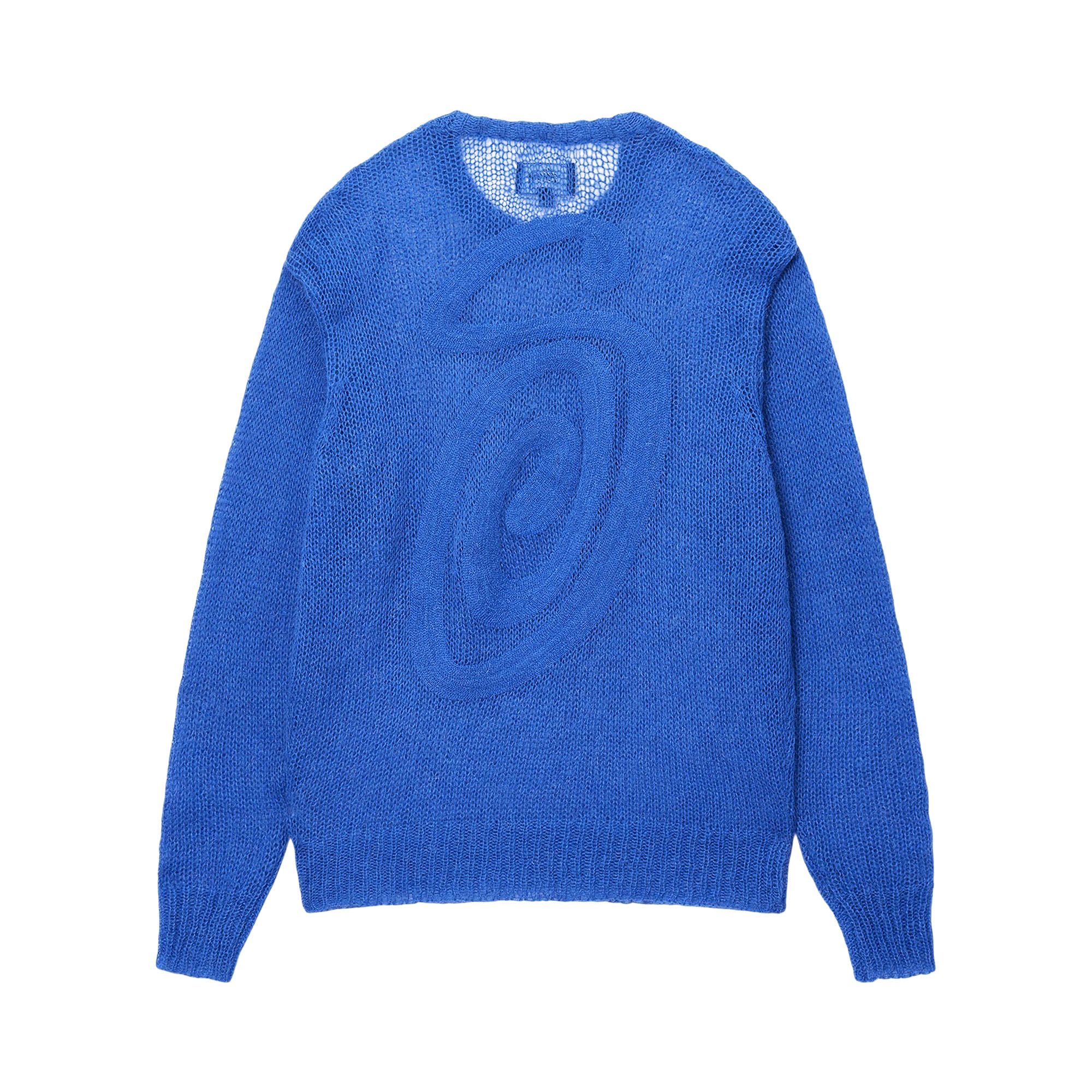トップス stussy open knit sweater ☆韓国の人気☆【Stussy】☆OPEN KNIT COLLARED SWEATER