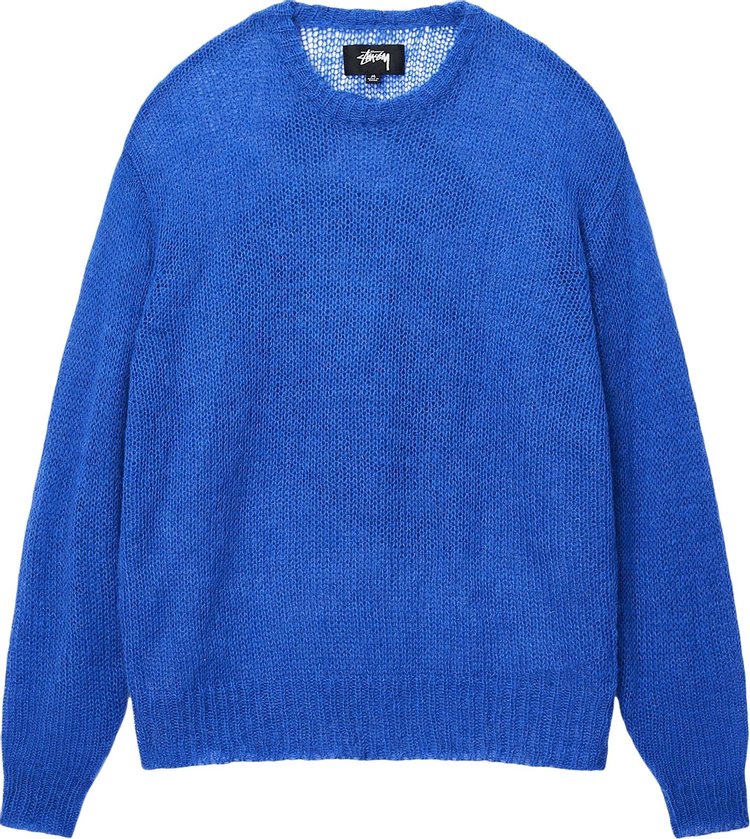 Buy Stussy Loose Knit Sweater 'Blue' - 117205 BLUE | GOAT