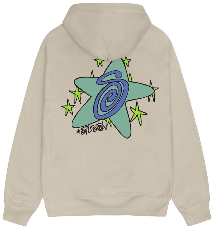Stussy Galaxy Hoodie Khaki