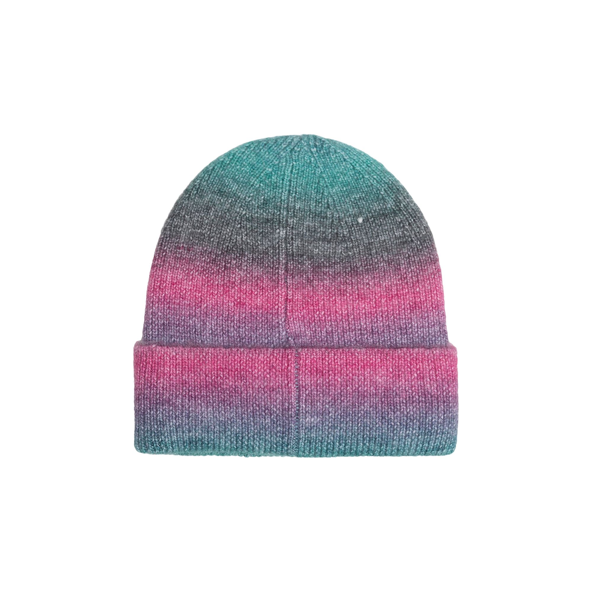 Buy Stussy Spray Stripe Cuff Beanie 'Teal Multicolor' - 1321190 TEAL | GOAT