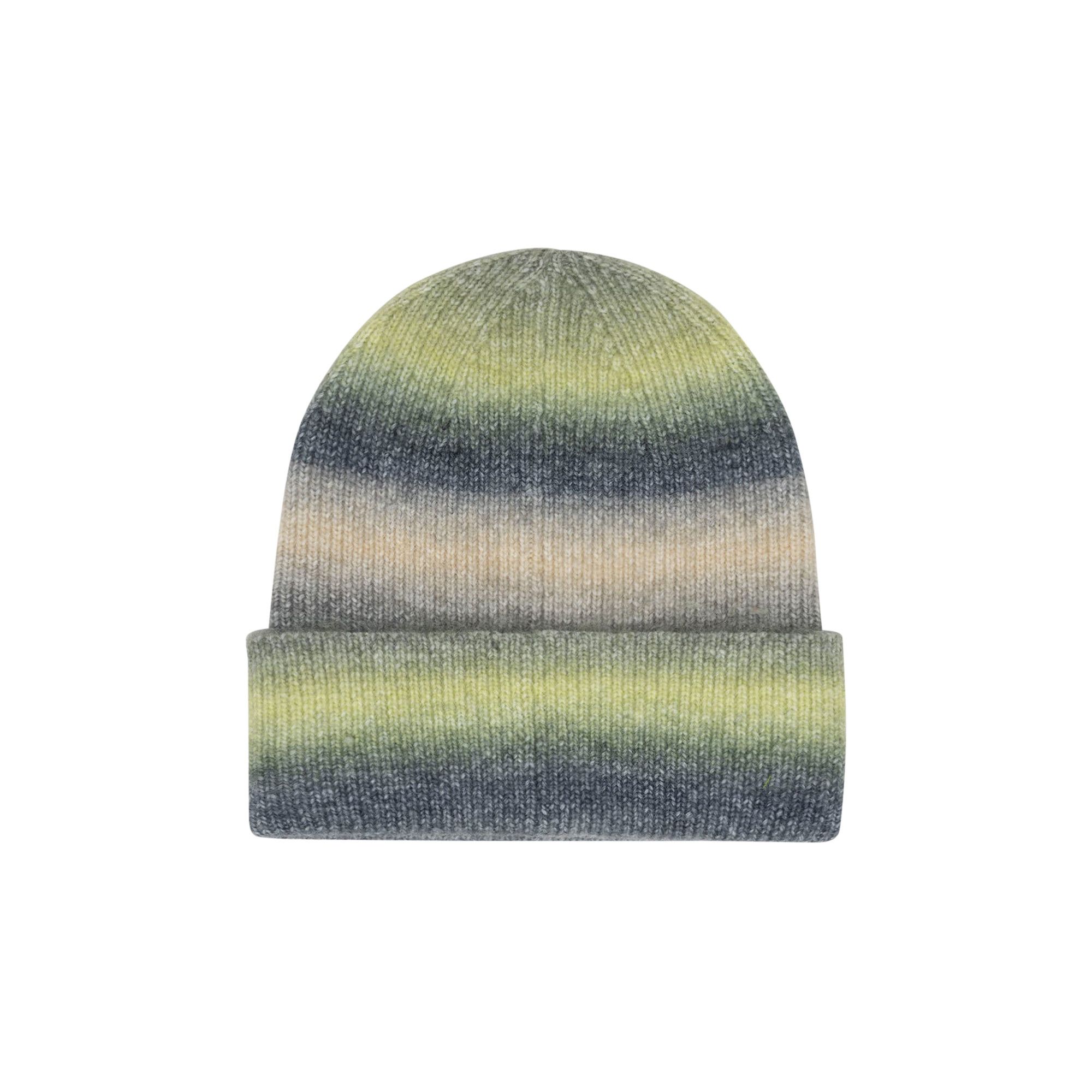 Buy Stussy Spray Stripe Cuff Beanie 'Lime Multicolor' - 1321190 LIME | GOAT