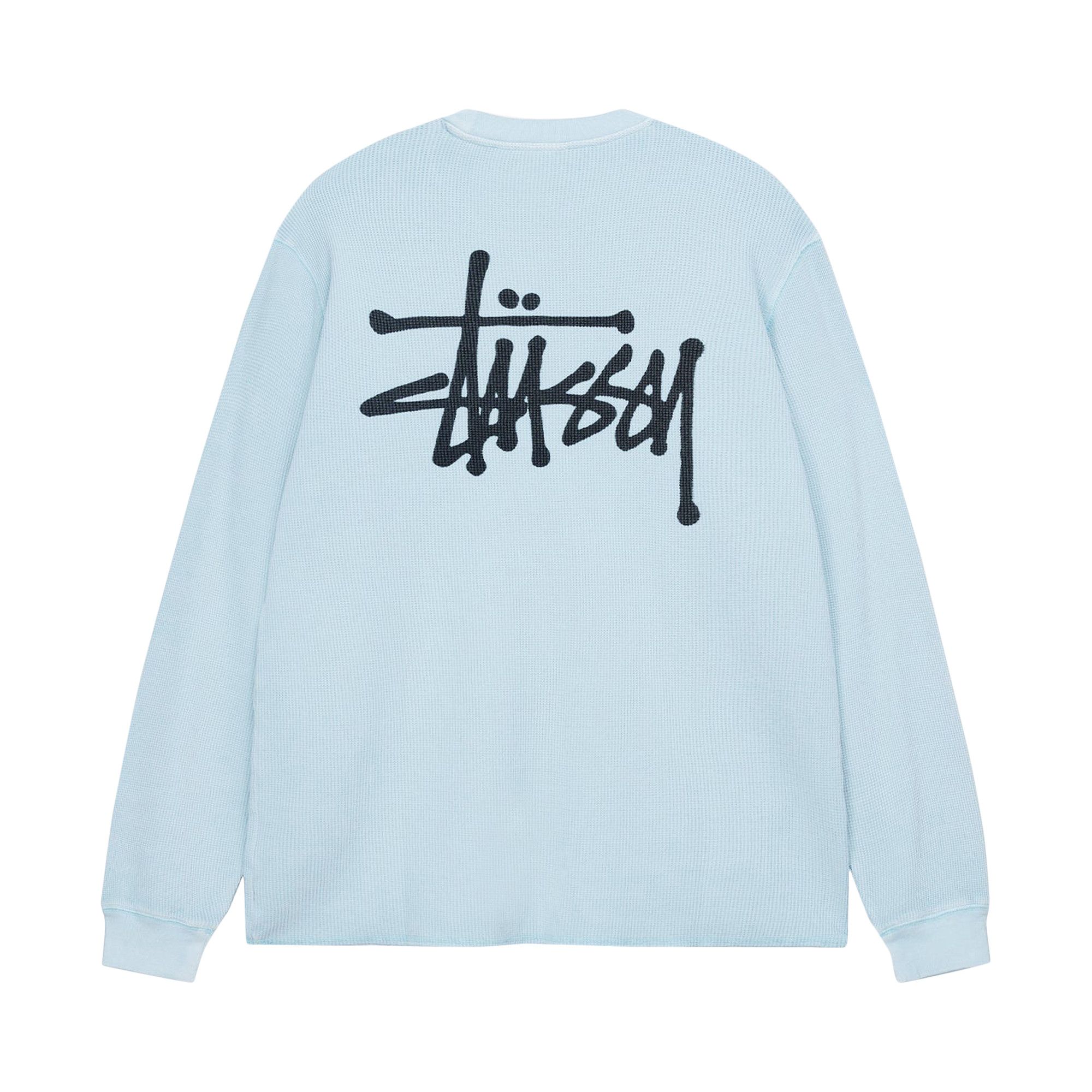 ★送料・関税込★Stussy★BASIC STOCK LS THERMAL★Light Blue Buy Stussy Basic Stock Long-Sleeve Thermal 'Light Blue