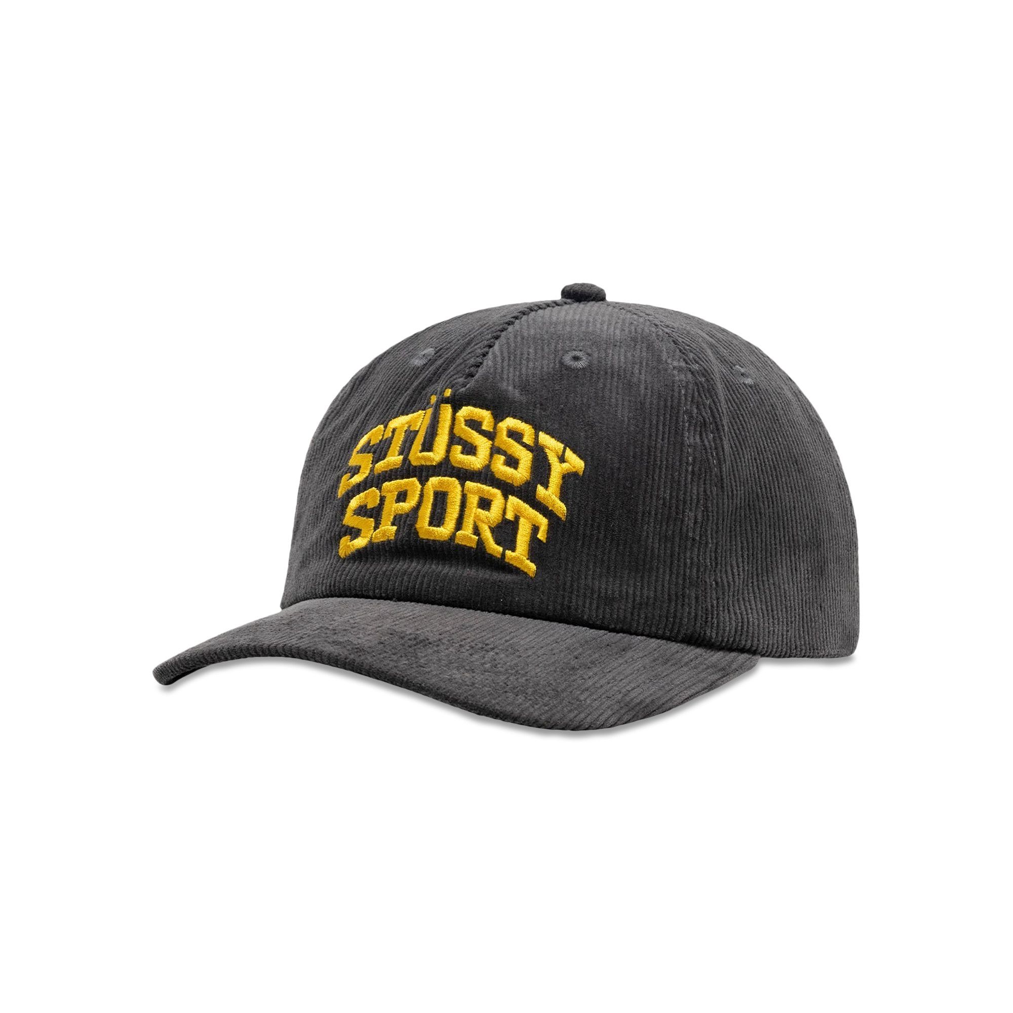 Stussy Mid-Depth Stu Arch Strapback Shadow Black Men's