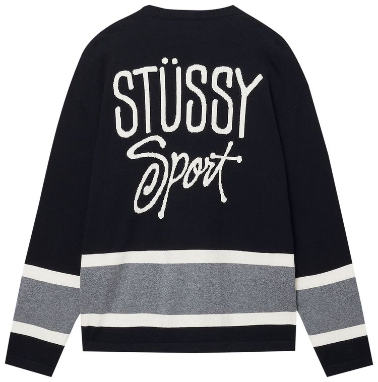Stussy Hockey Sweater Black
