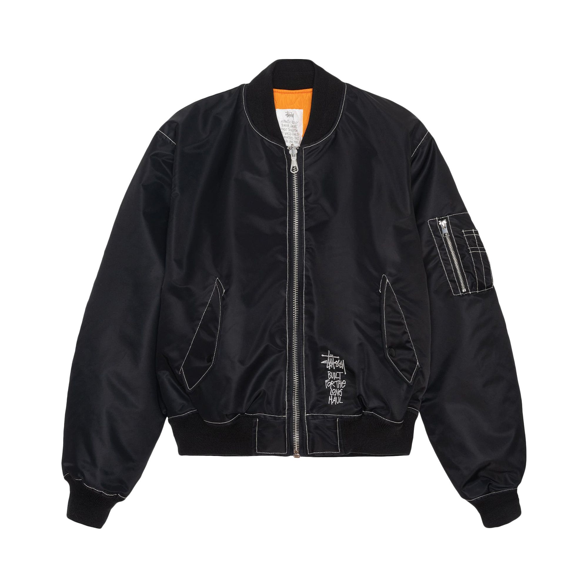 Buy Stussy Built Reversible Bomber Jacket 'Black' - 115743 Buy Stussy Built Reversible Bomber Jacket 'Black' - 115743