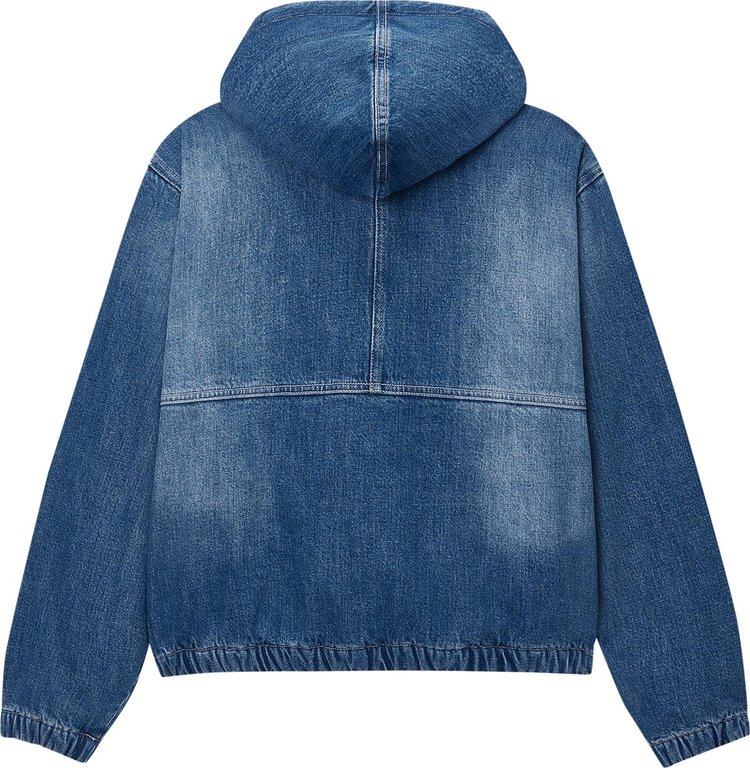 Stussy Denim Work Jacket Washed Blue